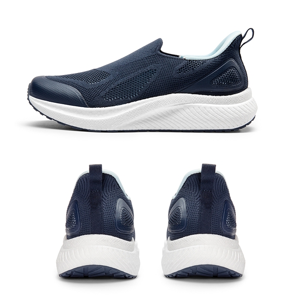 [ALLSWIFIT PACE] Men's Breathable Slip-On Sneakers - NAVY - 4